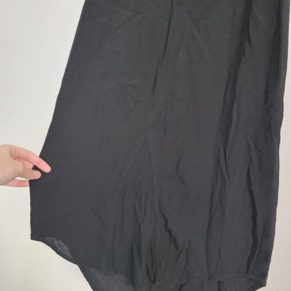 T By Alexander Wang Women's Sleeveless Snap Button Front Shirt Dress Size 4 - Picture 3 of 6